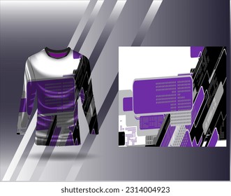 Sports jersey and tshirt template sports design for football racing gaming jersey vector