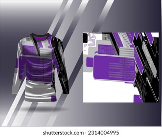 Sports jersey and tshirt template sports design for football racing gaming jersey vector