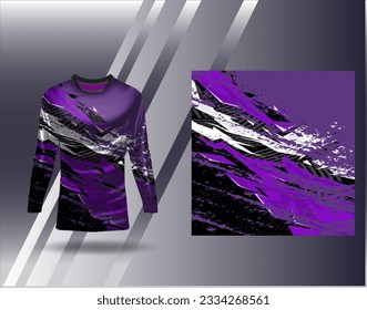 Sports jersey and tshirt template sports design for football racing gaming jersey vector