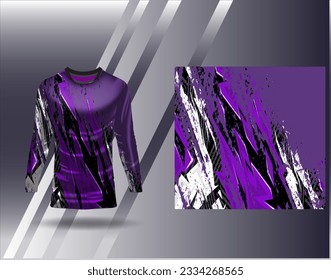 Sports jersey and tshirt template sports design for football racing gaming jersey vector