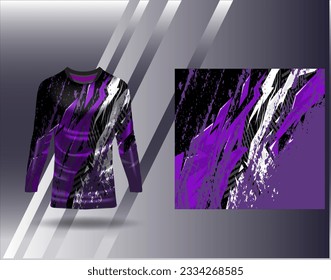 Sports jersey and tshirt template sports design for football racing gaming jersey vector