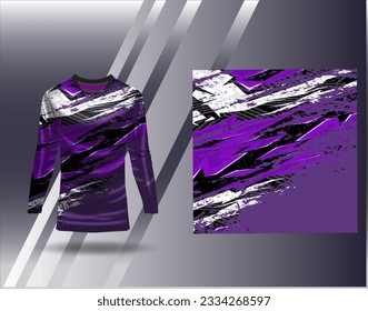 Sports jersey and tshirt template sports design for football racing gaming jersey vector
