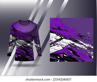 Sports jersey and tshirt template sports design for football racing gaming jersey vector