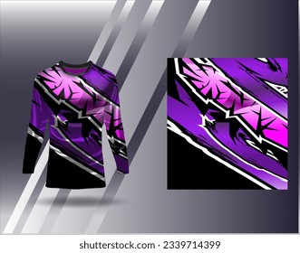Sports jersey and tshirt template sports design for football racing gaming jersey vector