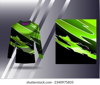 Sports jersey and tshirt template sports design for football racing gaming jersey vector
