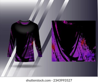 Sports jersey and tshirt template sports design for football racing gaming jersey vector