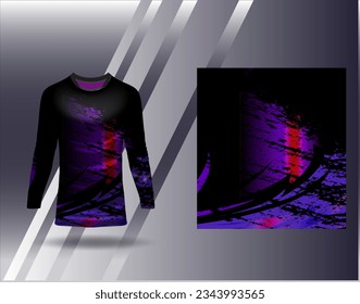 Sports jersey and tshirt template sports design for football racing gaming jersey vector