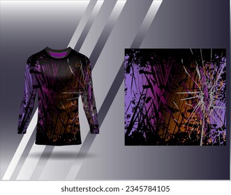 Sports jersey and tshirt template sports design for football racing gaming jersey vector