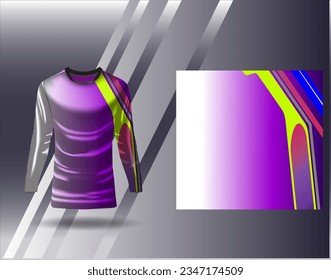 Sports jersey and tshirt template sports design for football racing gaming jersey vector