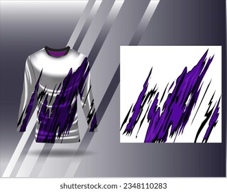 Sports jersey and tshirt template sports design for football racing gaming jersey vector