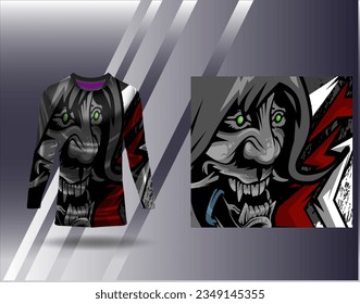 Sports jersey and tshirt template sports design for football racing gaming jersey vector