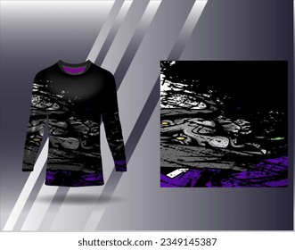 Sports jersey and tshirt template sports design for football racing gaming jersey vector