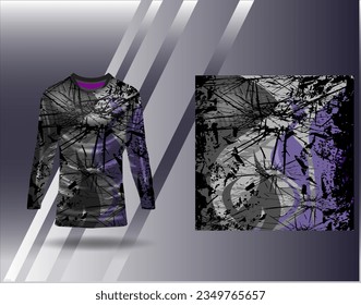 Sports jersey and tshirt template sports design for football racing gaming jersey vector
