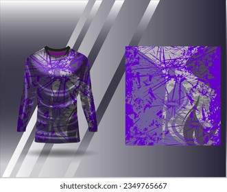 Sports jersey and tshirt template sports design for football racing gaming jersey vector