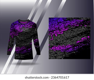 Sports jersey and tshirt template sports design for football racing gaming jersey vector