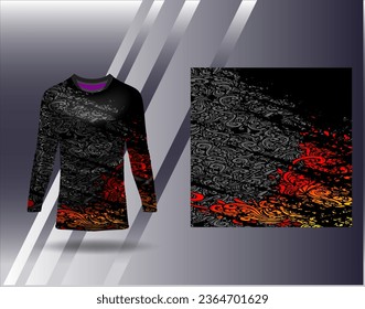 Sports jersey and tshirt template sports design for football racing gaming jersey vector