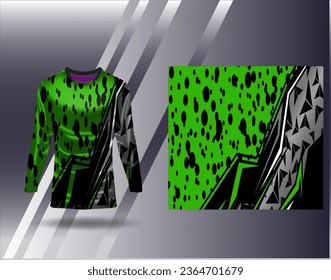 Sports jersey and tshirt template sports design for football racing gaming jersey vector