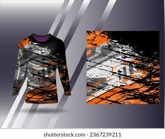 Sports jersey and tshirt template sports design for football racing gaming jersey vector	