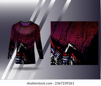 Sports jersey and tshirt template sports design for football racing gaming jersey vector	