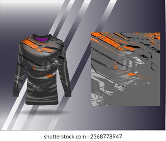Sports jersey and tshirt template sports design for football racing gaming jersey vector