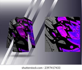 Sports jersey and tshirt template sports design for football racing gaming jersey vector