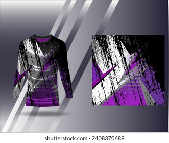 Sports jersey and tshirt template sports design for football racing gaming jersey vector