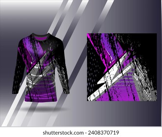 Sports jersey and tshirt template sports design for football racing gaming jersey vector