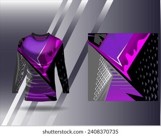 Sports jersey and tshirt template sports design for football racing gaming jersey vector