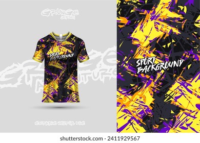 Sports jersey and t-shirt template sports jersey design vector. Sports design for football, racing, gaming jersey. Vector design