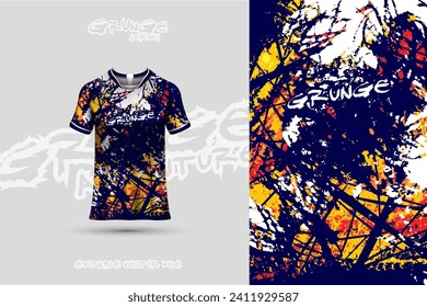 Sports jersey and t-shirt template sports jersey design vector. Sports design for football, racing, gaming jersey. Vector design