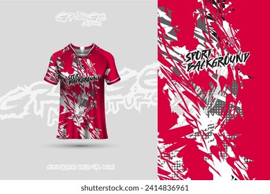 Sports jersey and t-shirt template sports jersey design vector. Sports design for football, racing, gaming jersey. Vector.