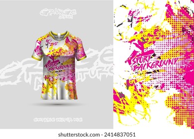 Sports jersey and t-shirt template sports jersey design vector. Sports design for football, racing, gaming jersey. Vector.
