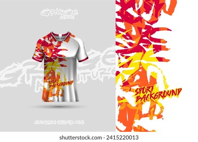 Sports jersey and t-shirt template sports jersey design vector. Sports design for football, racing, gaming jersey. Vector design.