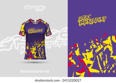 Sports jersey and t-shirt template sports jersey design vector. Sports design for football, racing, gaming jersey. Vector design.