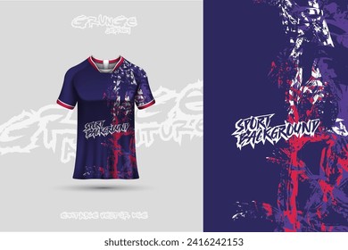 Sports jersey and t-shirt template sports jersey design vector. Sports design for football, racing, gaming jersey. Vector.