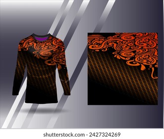 Sports jersey and tshirt template sports design for football racing gaming jersey vector
