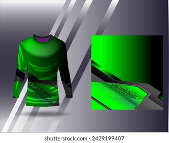 Sports jersey and tshirt template sports design for football racing gaming jersey vector