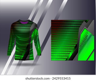 Sports jersey and tshirt template sports design for football racing gaming jersey vector