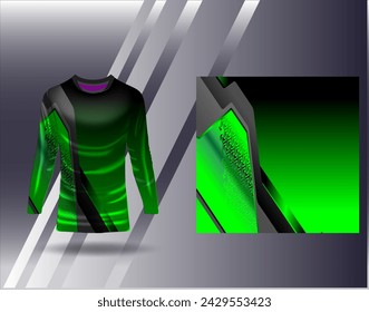 Sports jersey and tshirt template sports design for football racing gaming jersey vector