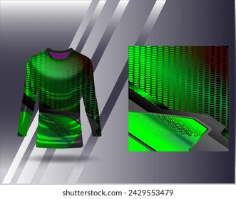 Sports jersey and tshirt template sports design for football racing gaming jersey vector