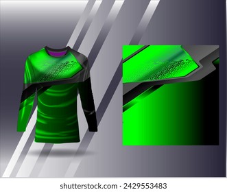 Sports jersey and tshirt template sports design for football racing gaming jersey vector