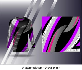 Sports jersey and tshirt template sports design for football racing gaming jersey vector