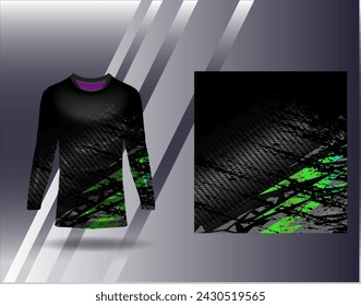 Sports jersey and tshirt template sports design for football racing gaming jersey vector