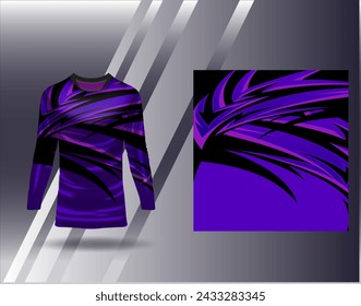 Sports jersey and tshirt template sports design for football racing gaming jersey vector