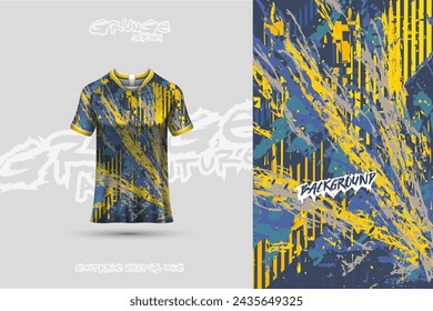 Sports jersey and t-shirt template sports jersey design vector. Sports design for football, racing, gaming jersey. Vector.