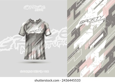 Sports jersey and t-shirt template sports jersey design vector. Sports design for football, racing, gaming jersey. Vector.