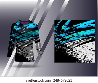 Sports jersey and tshirt template sports design for football racing gaming jersey vector