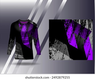 Sports jersey and tshirt template sports design for football racing gaming jersey vector