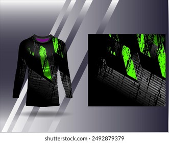 Sports jersey and tshirt template sports design for football racing gaming jersey vector