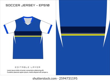 Sports jersey and t-shirt template sports jersey design